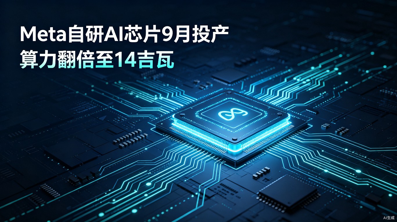 Meta自研AI芯片9月投产：算力翻倍背后，藏着一个行业拐点