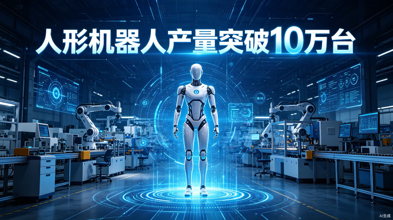 工信部官宣：今年人形机器人整机产量有望突破10万台，产业规模化拐点已至