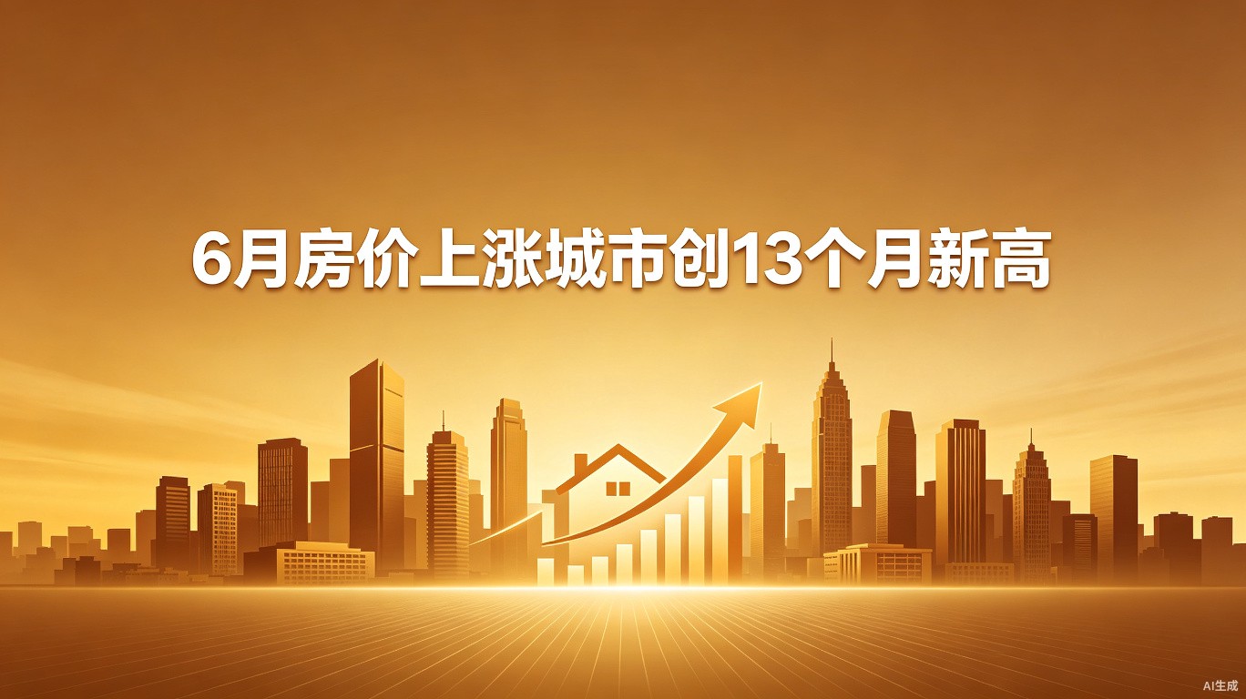 6月房价上涨城市创13个月新高：现在是不是该出手了？
