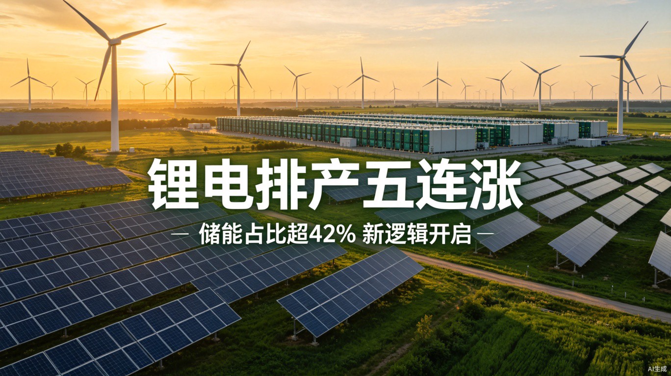 锂电排产五连涨背后：储能占比超42%，新能源下半场逻辑彻底变了