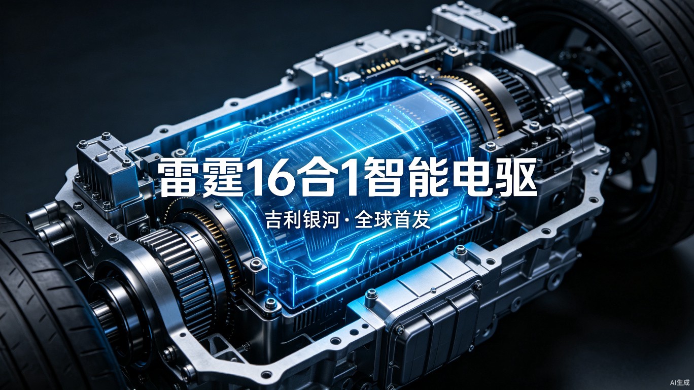 吉利发布全球首款16合1智能电驱：效率93.8%零百3.8秒，打破节能性能悖论