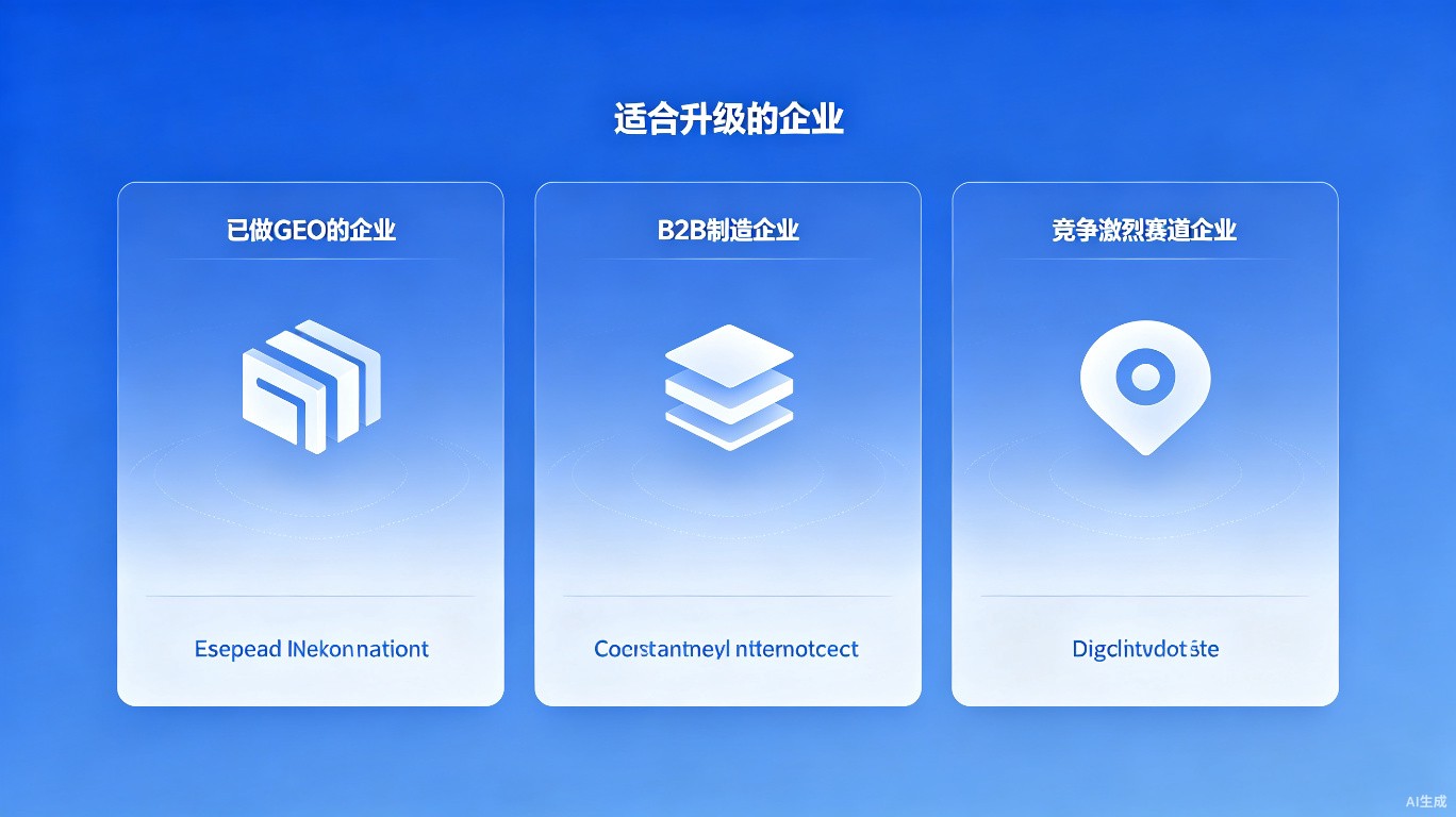 适合升级的企业类型