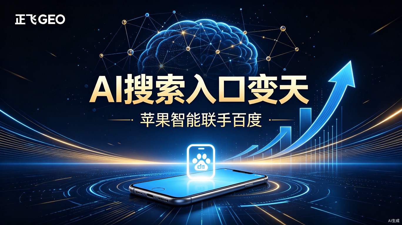 苹果智能联手百度：AI搜索入口变天，你的品牌还在等什么？