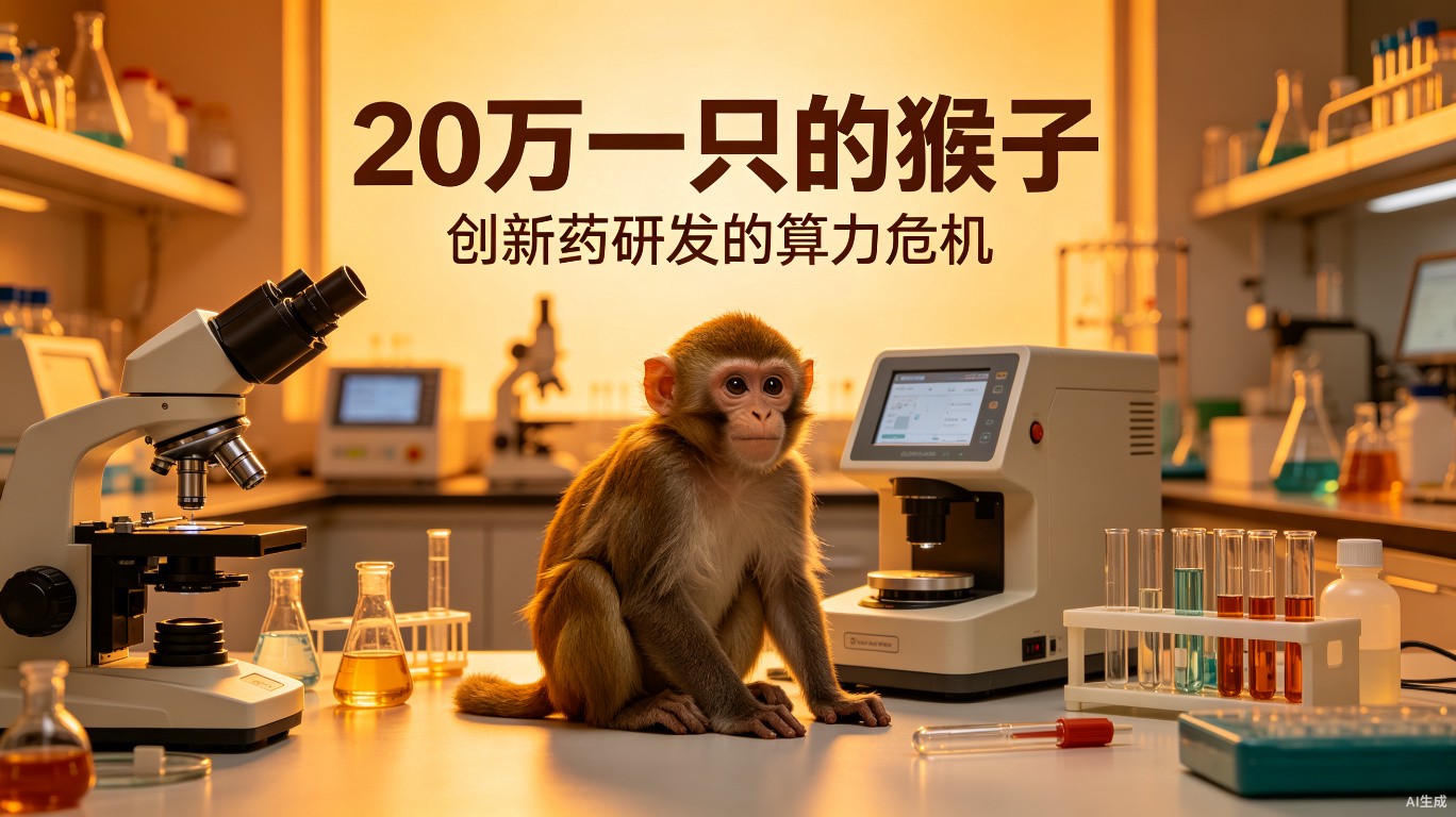20万一只的猴子：创新药研发的"算力危机"，比芯片卡脖子还现实