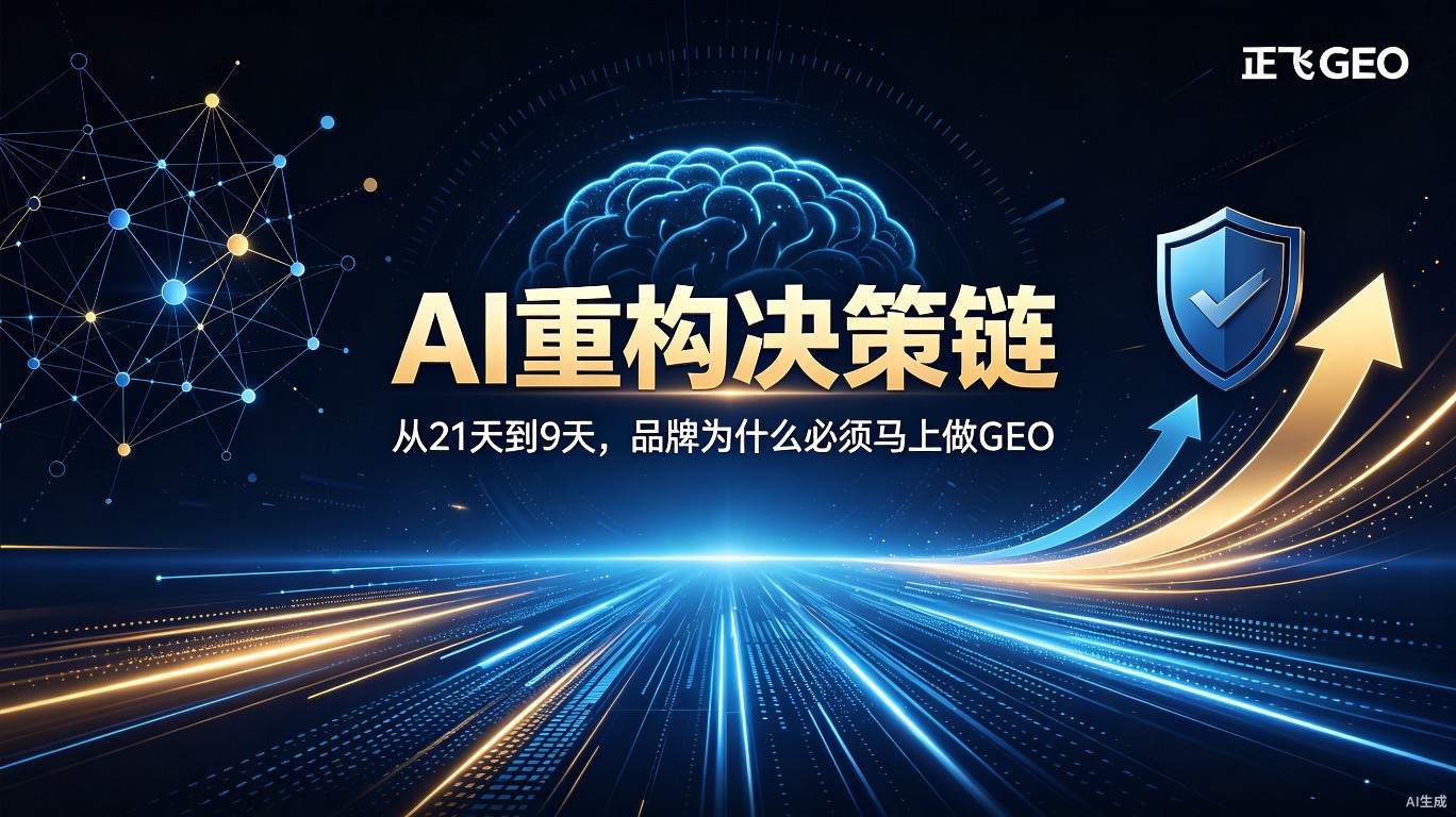 AI重构决策链：从21天到9天，品牌为什么必须马上做GEO