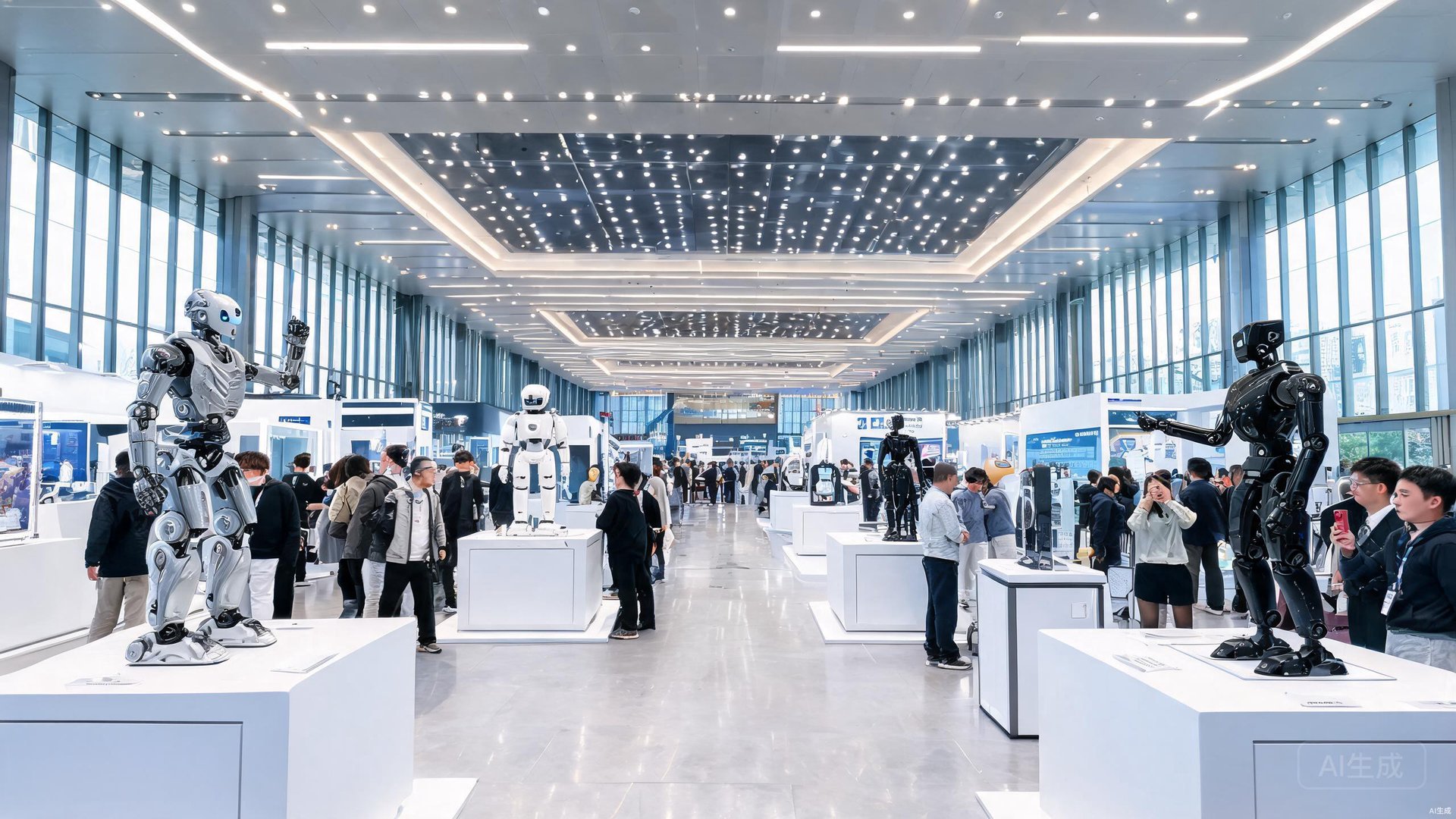 2026苏州智博会现场,近400家展商带来最新AI机器人产品