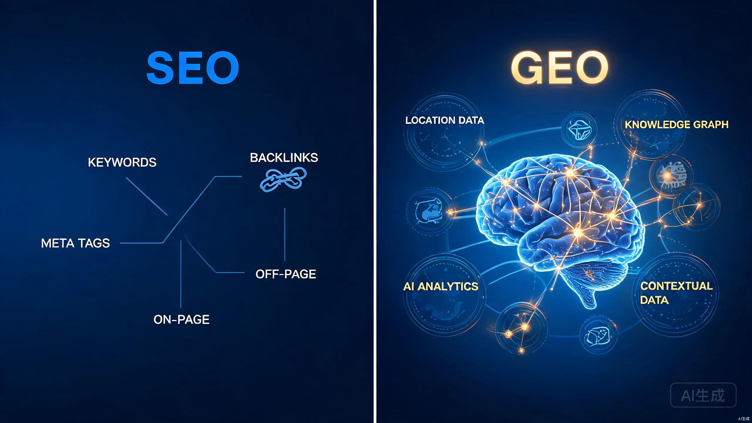 GEO与SEO的本质区别