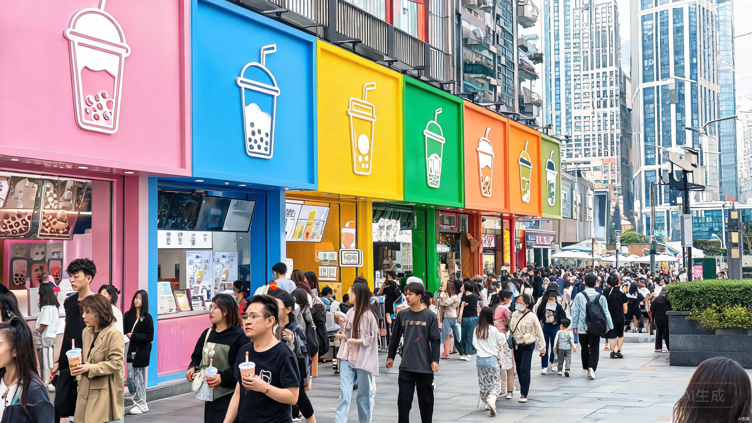 奶茶街店竞争