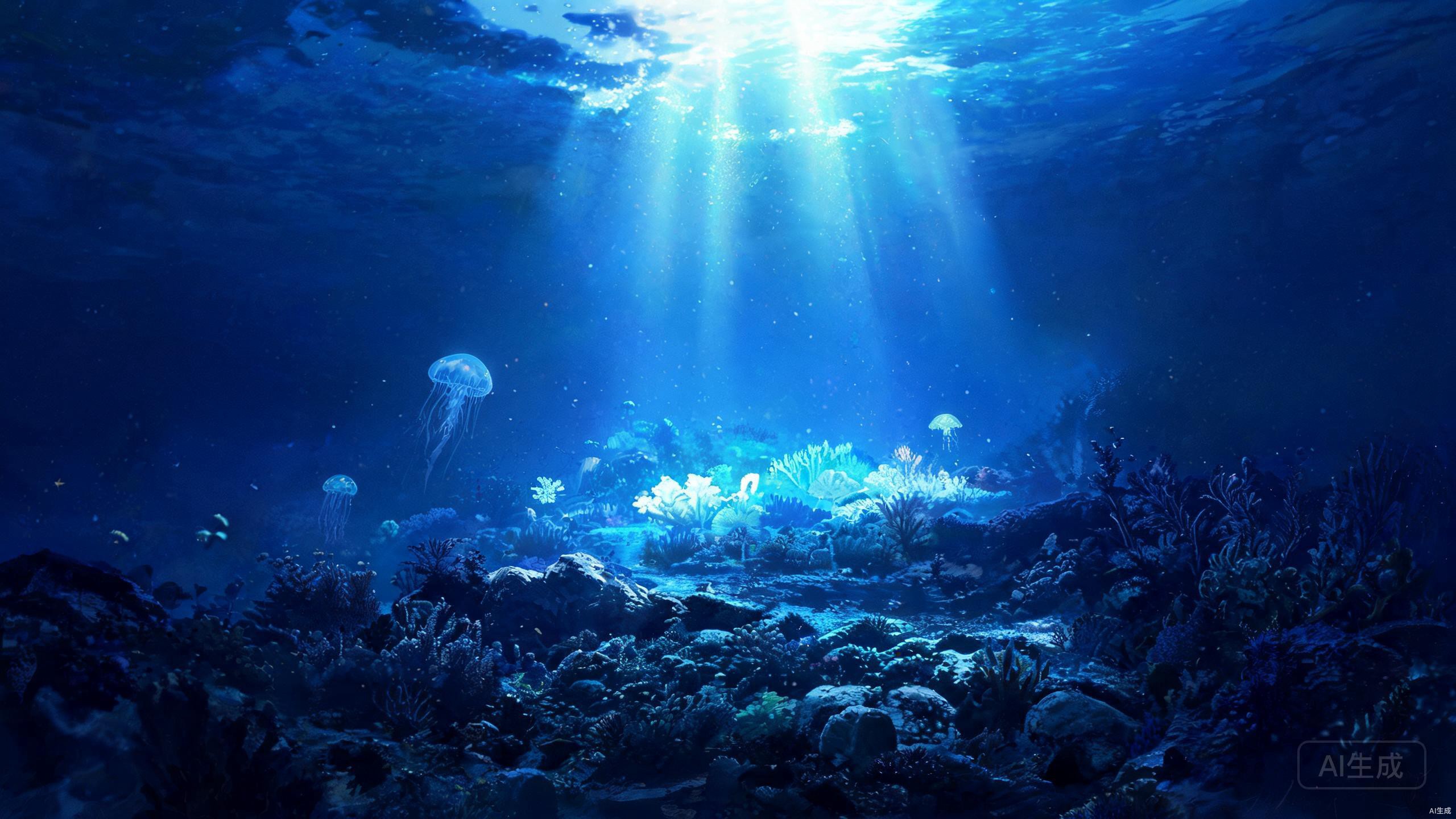 深海探索的概念图