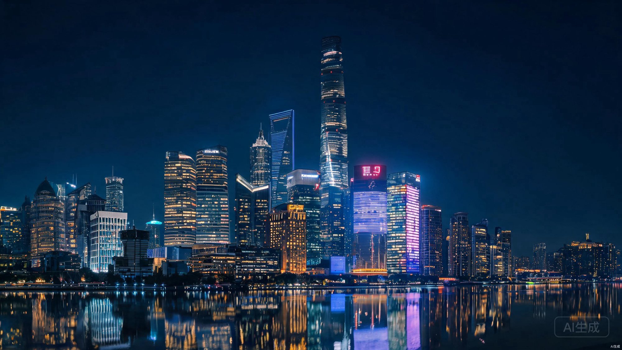 上海陆家嘴夜景