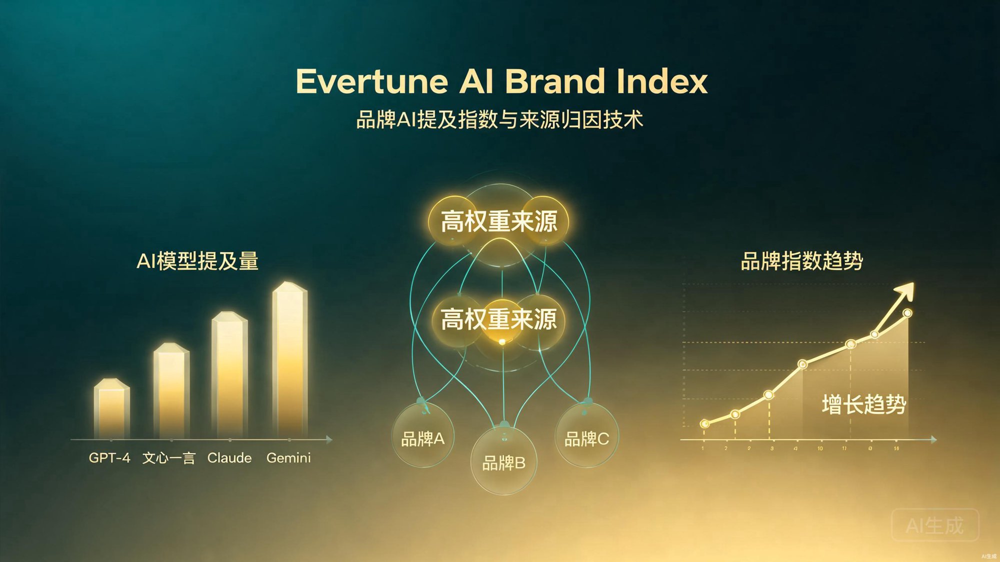 Evertune AI Brand Index：品牌AI提及指数与来源归因技术