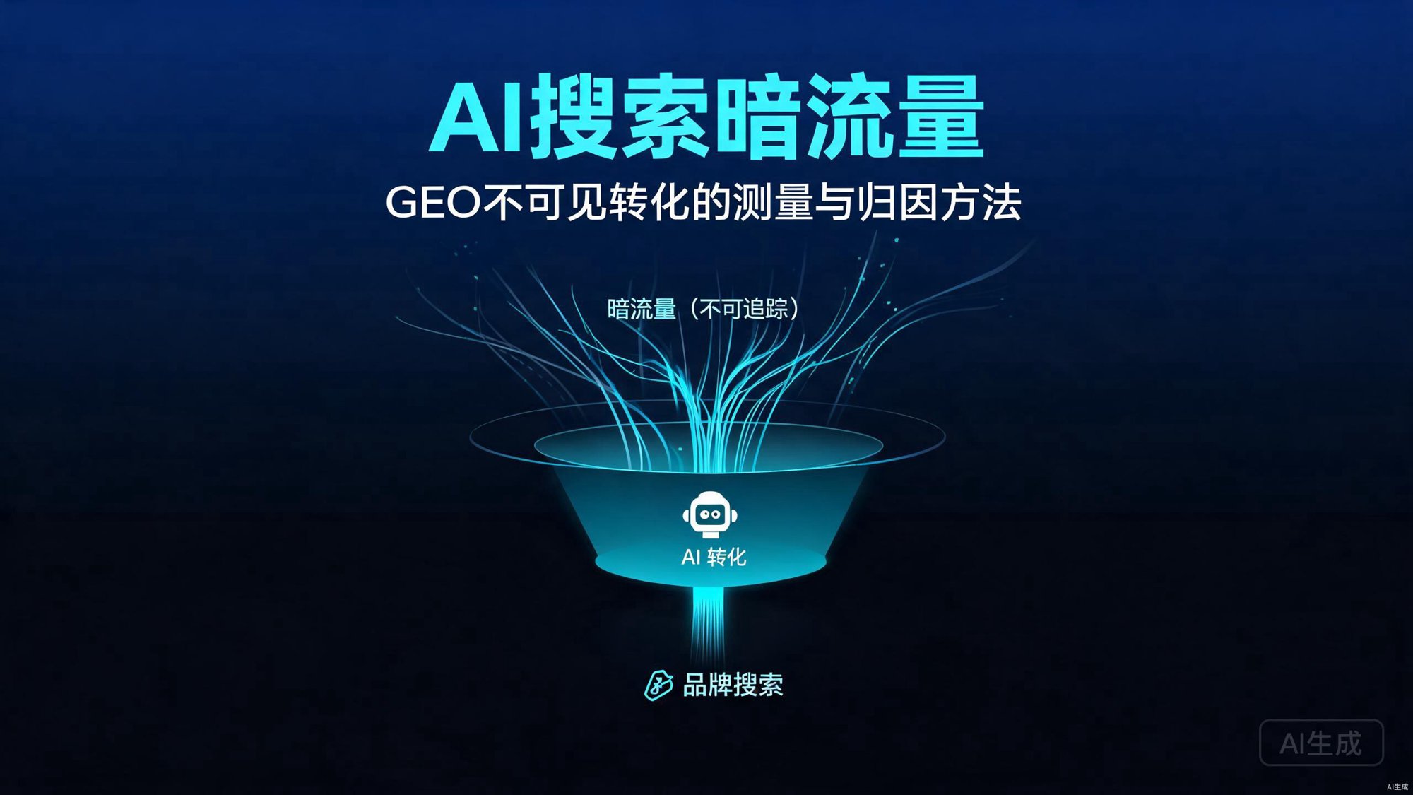 AI搜索暗流量：GEO不可见转化的测量与归因方法