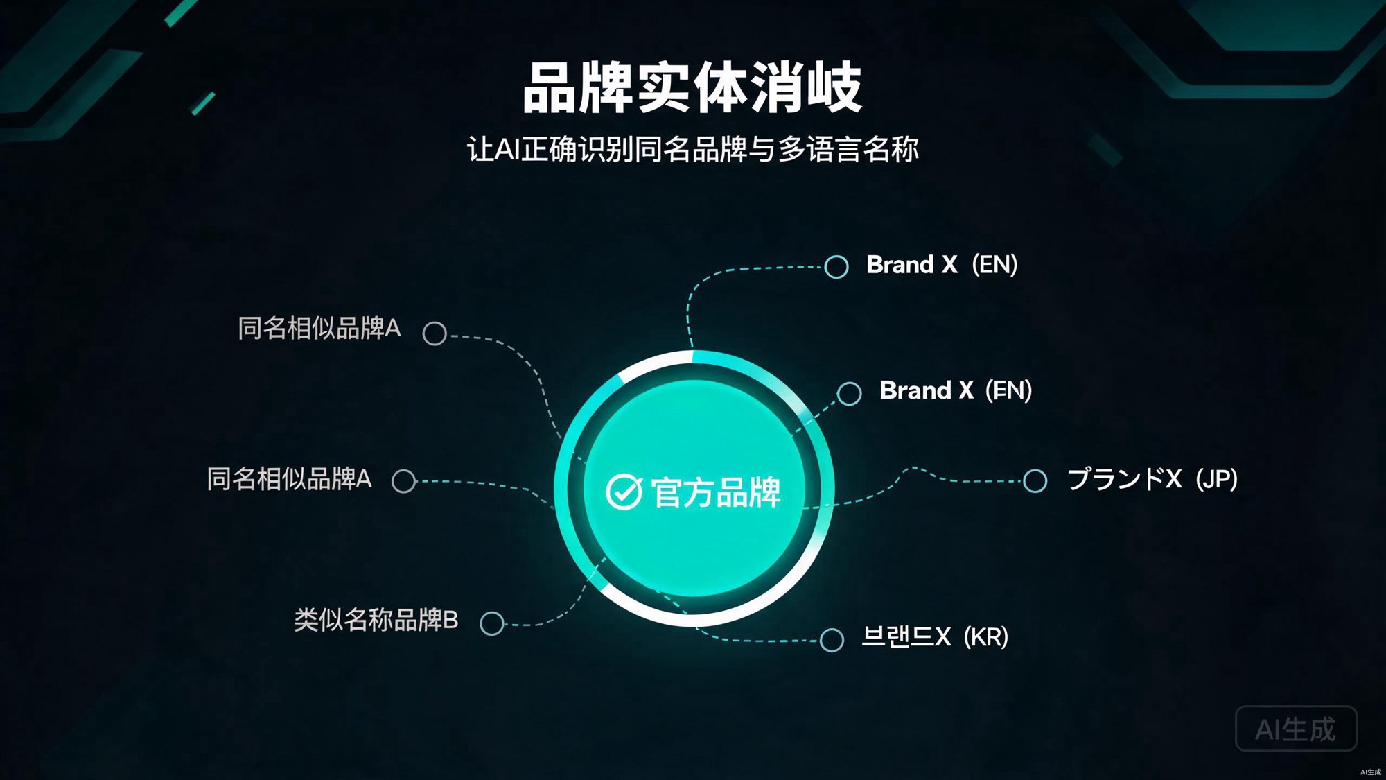 品牌实体消歧：让AI正确识别同名品牌与多语言名称