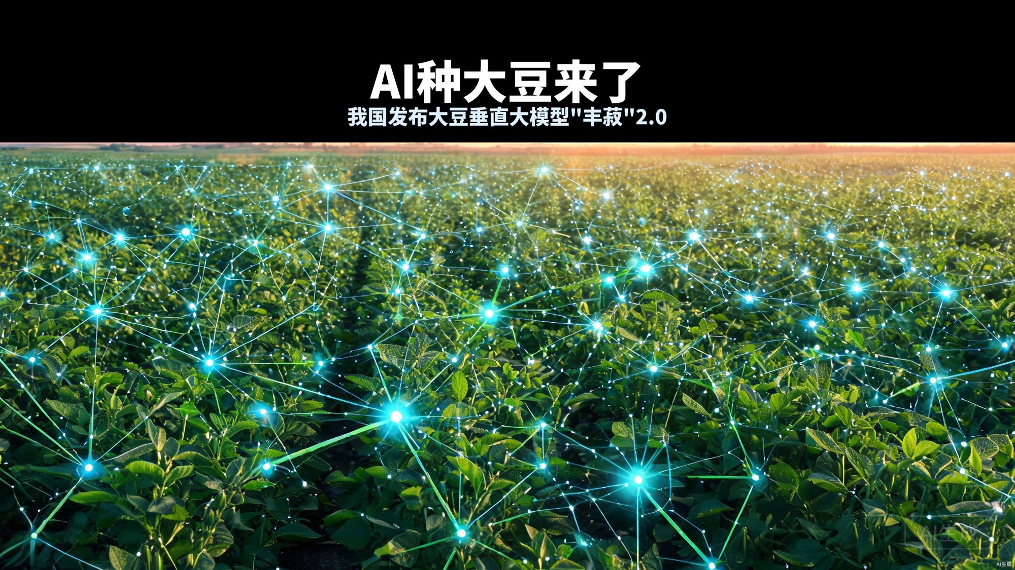 AI种大豆来了：我国发布大豆垂直大模型"丰菽"2.0，育种效率提升20倍