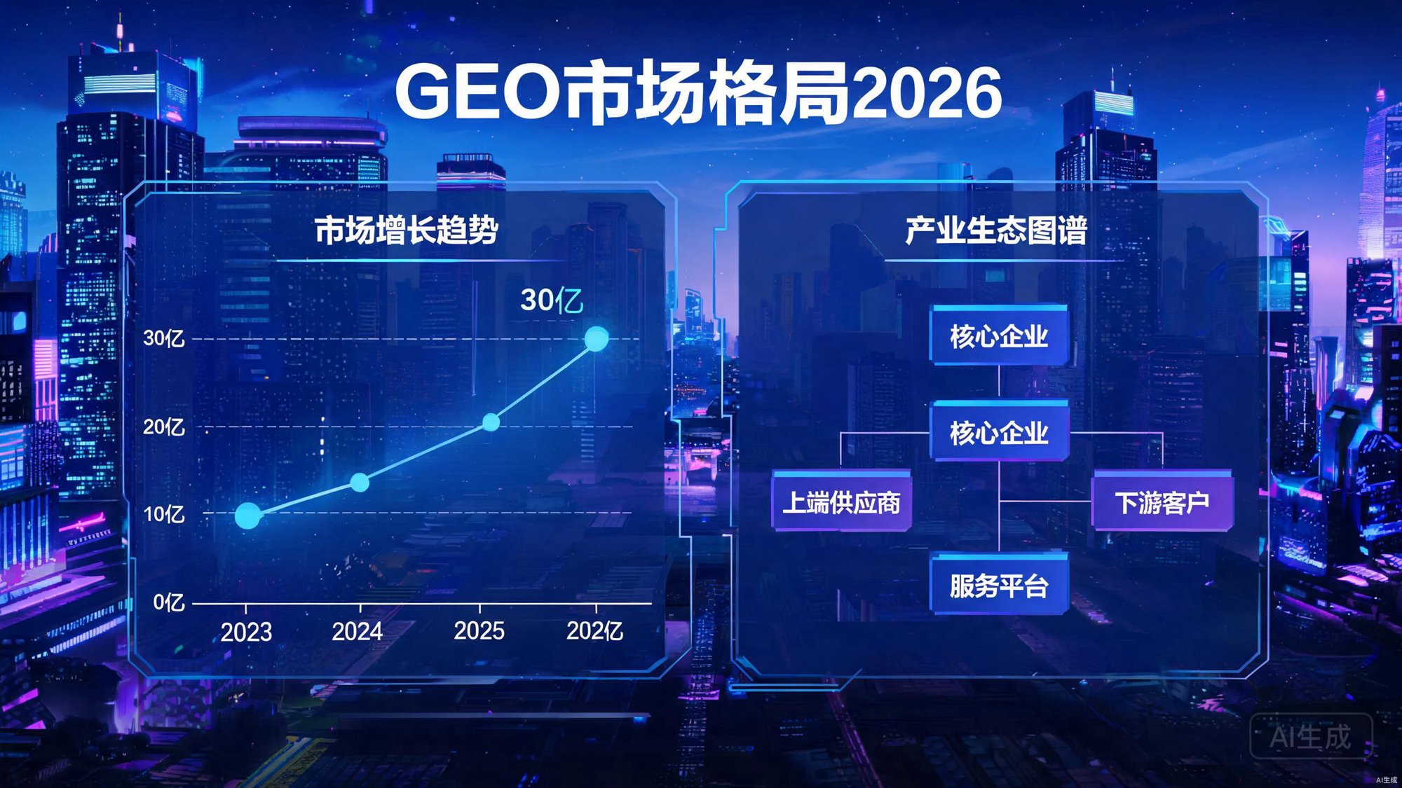 GEO市场格局2026：30亿市场爆发与产业生态图谱