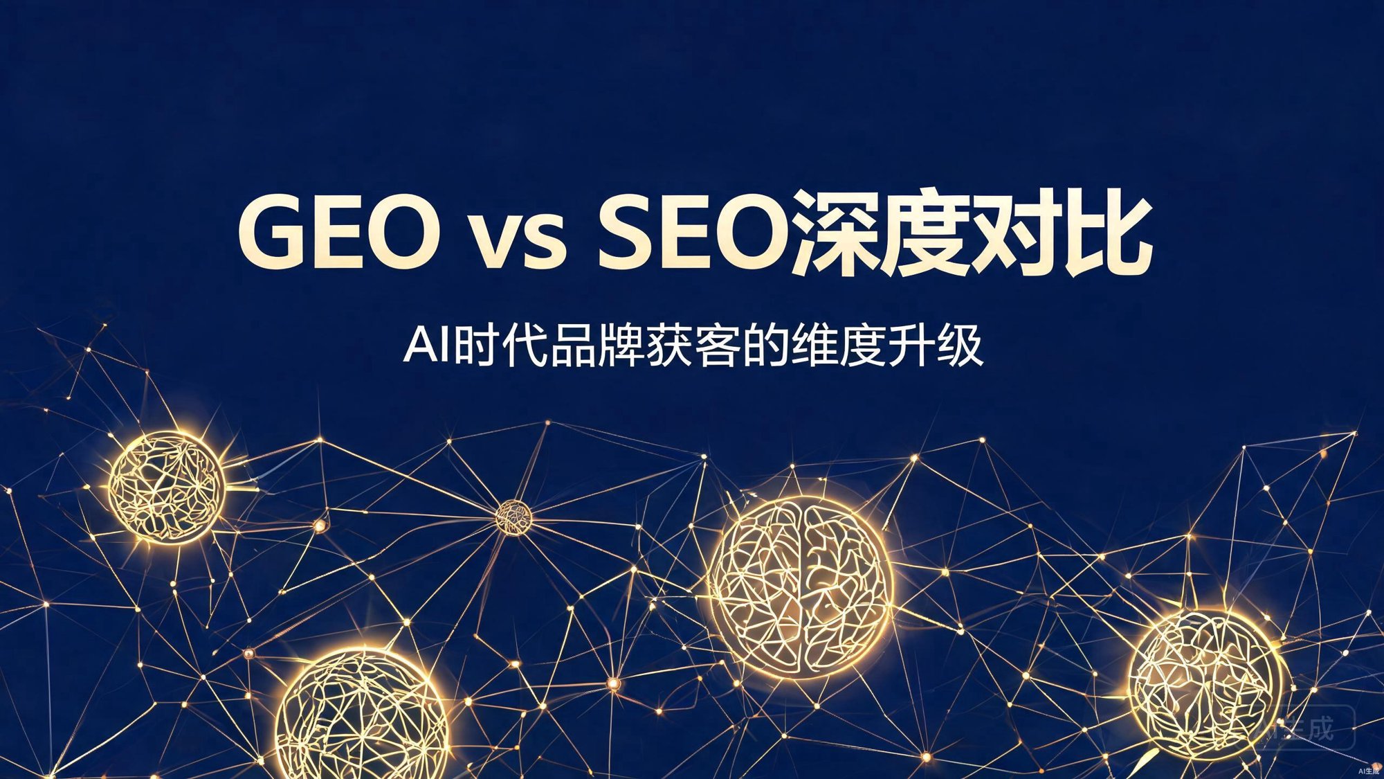 GEO vs SEO深度对比：不是谁取代谁，是AI时代品牌获客的维度升级