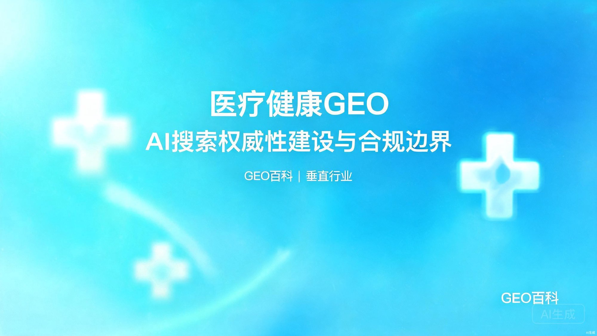 医疗健康GEO：专业医疗信息在AI搜索中的权威性建设与合规边界