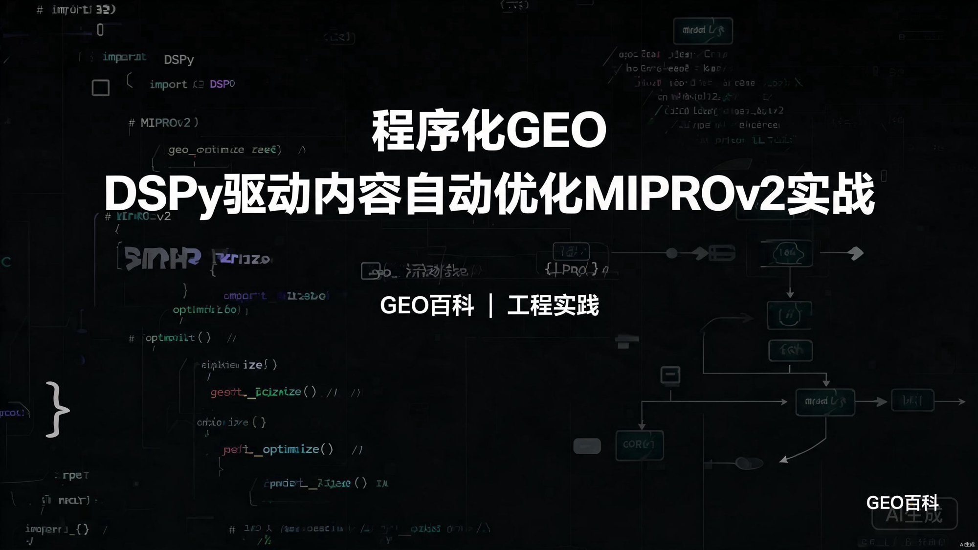 程序化GEO：DSPy驱动的内容自动优化与MIPROv2提示词调优实战