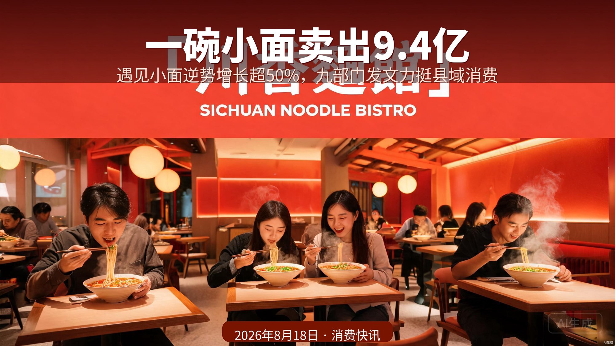 遇见小面半年卖出9.4亿：降价反而赚更多，餐饮行业的拐点来了？