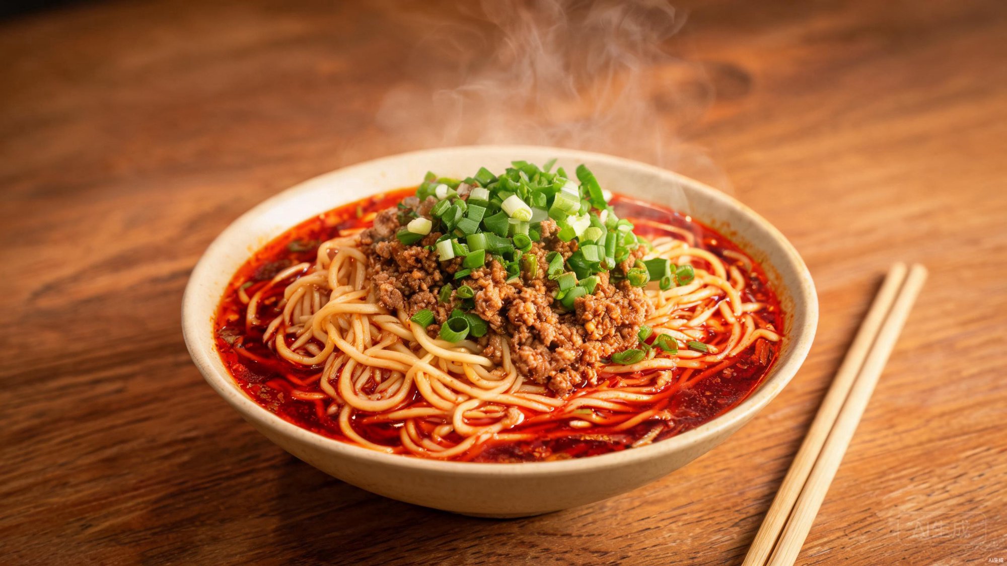 川渝风味麻辣小面特写