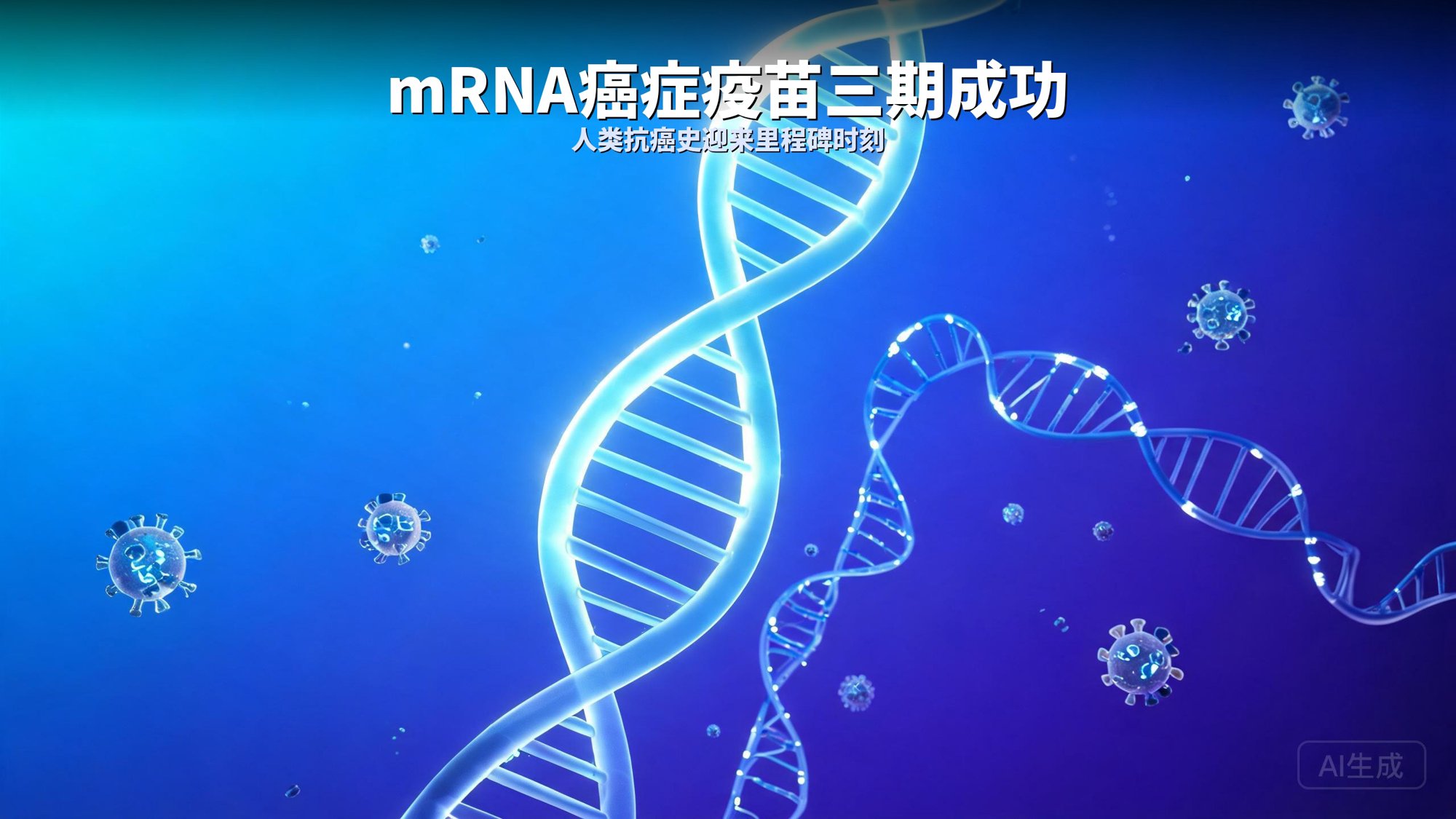 mRNA癌症疫苗三期试验成功：人类抗癌史迎来真正的里程碑时刻