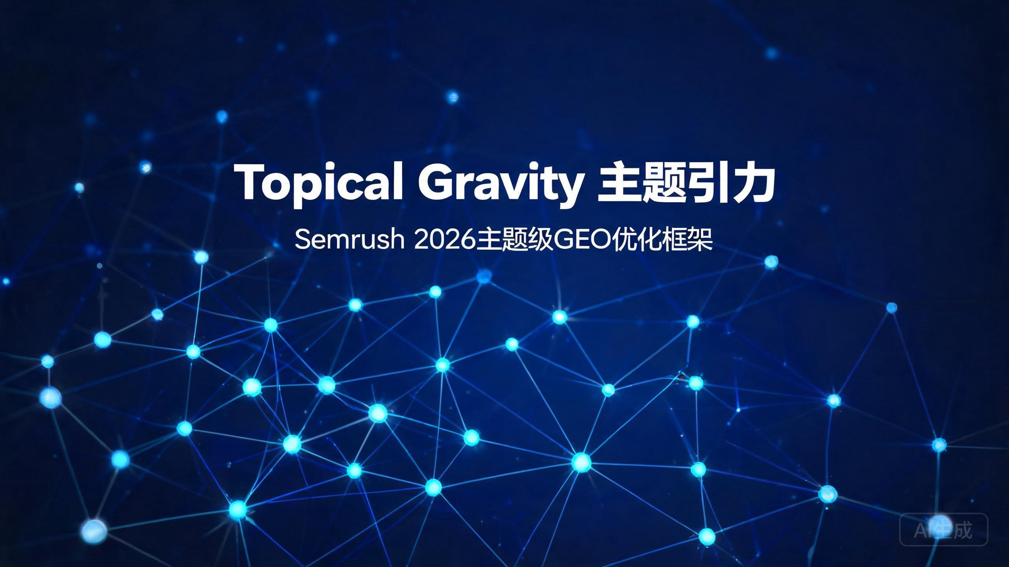 Topical Gravity（主题引力）：Semrush 2026主题级GEO优化框架