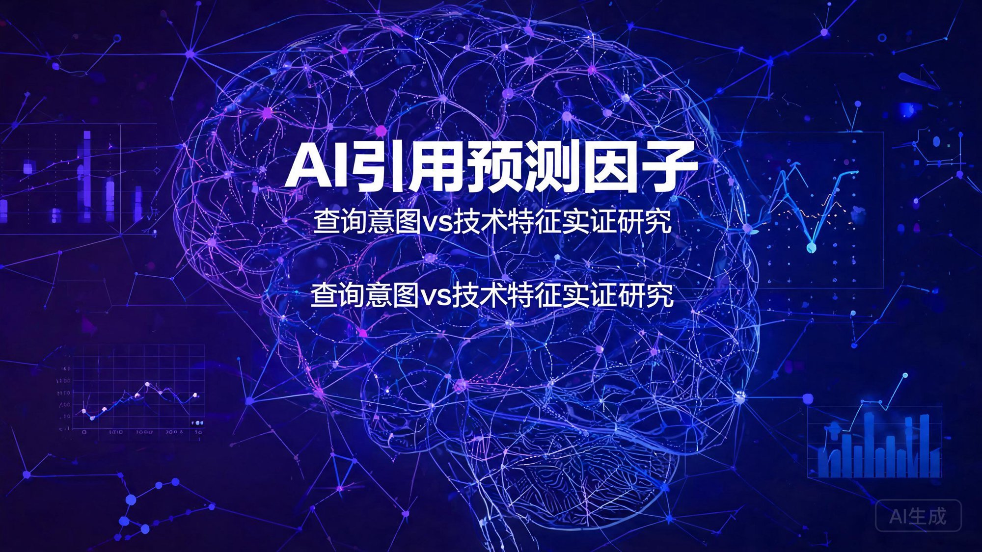AI引用预测因子：查询意图vs技术特征vs域名权威实证研究