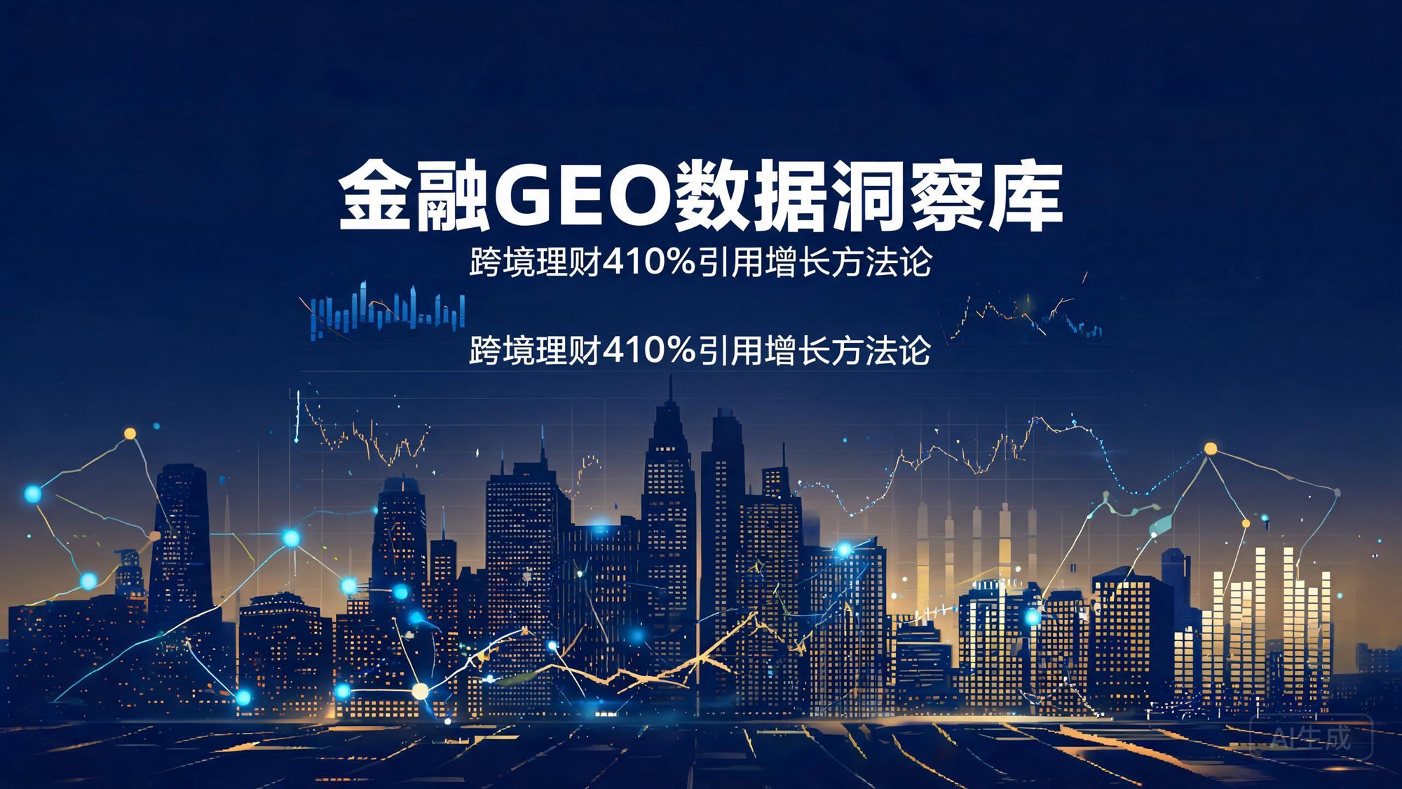 金融GEO数据洞察库：跨境理财410%引用增长结构化方法论