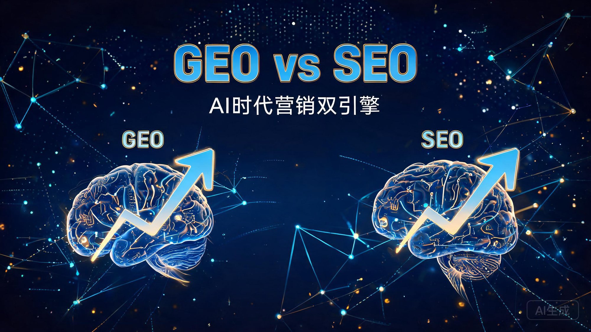 GEO vs SEO：不是谁取代谁，是AI时代的营销双引擎