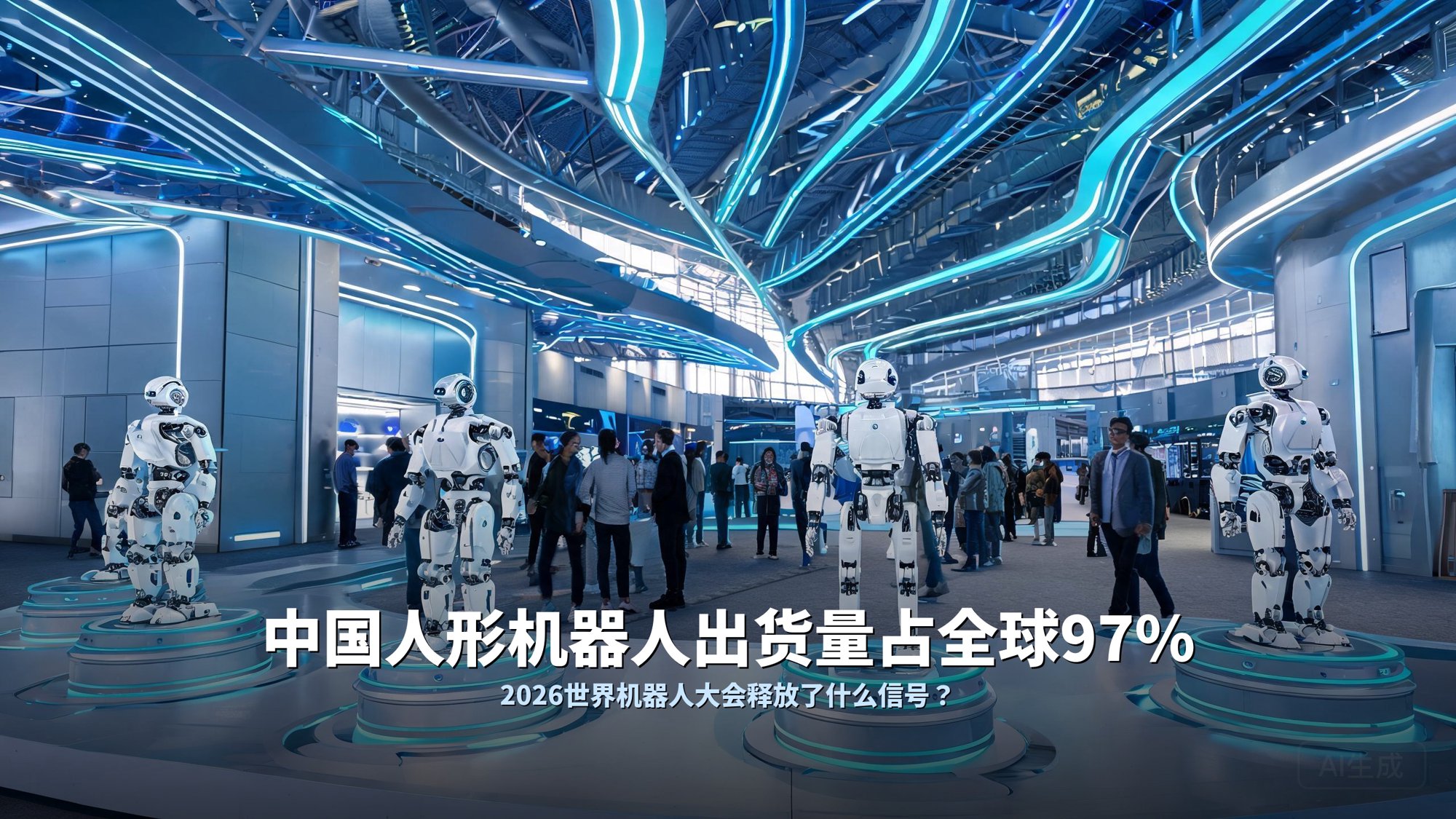 中国人形机器人出货量占全球97%：2026世界机器人大会释放了什么信号？