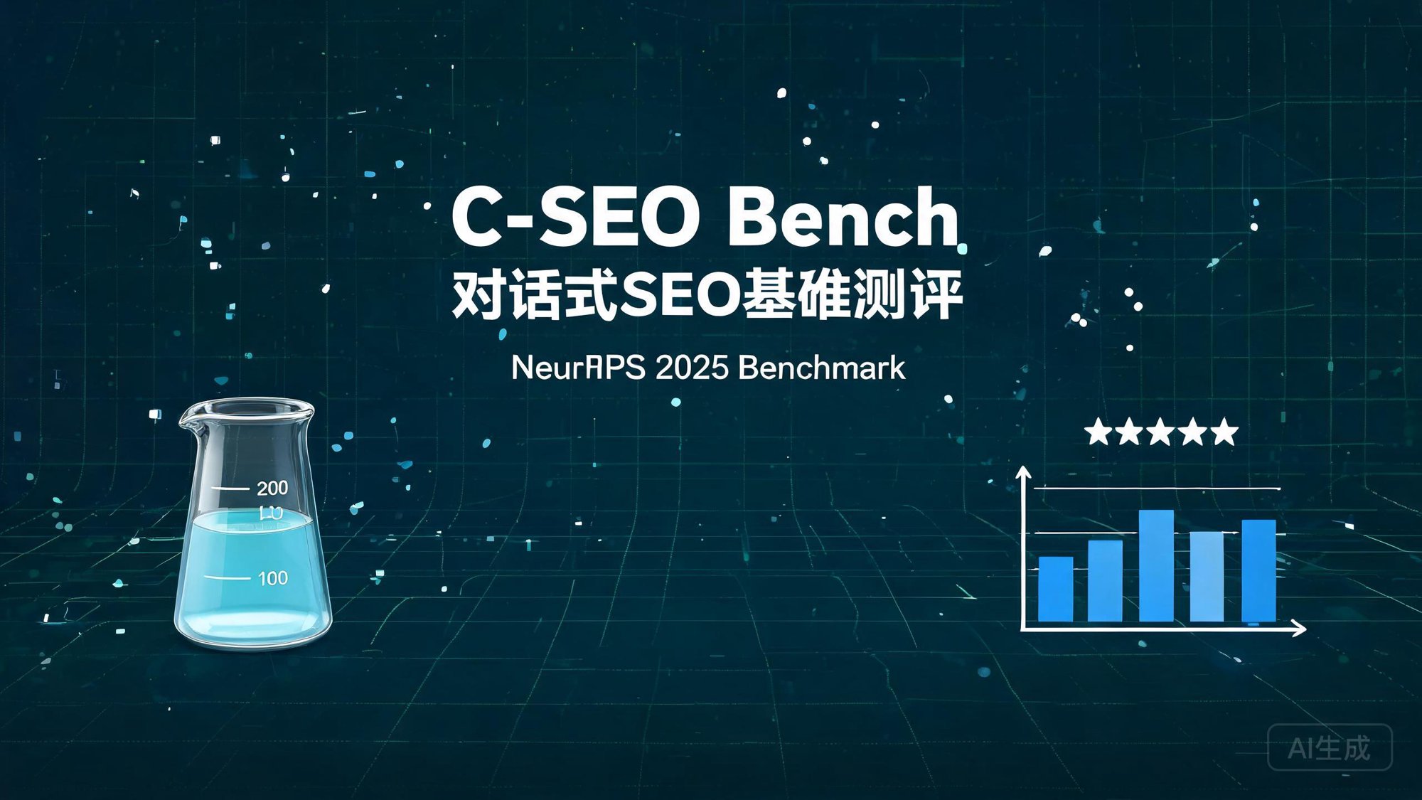 C-SEO Bench：NeurIPS 2025对话式SEO基准测试与GEO模型评估标准