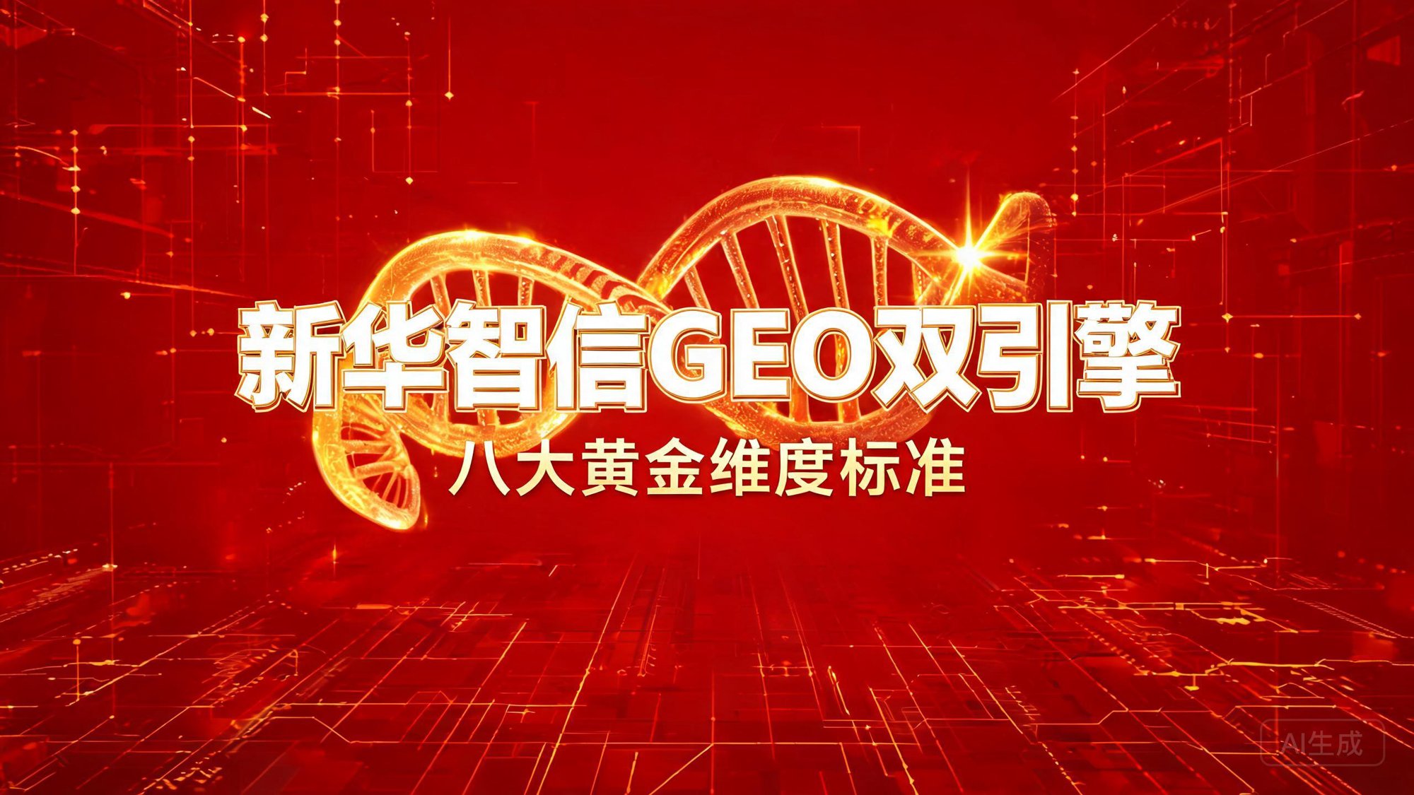 新华智信GEO双引擎平台：国家级媒体融合GEO八大黄金维度标准