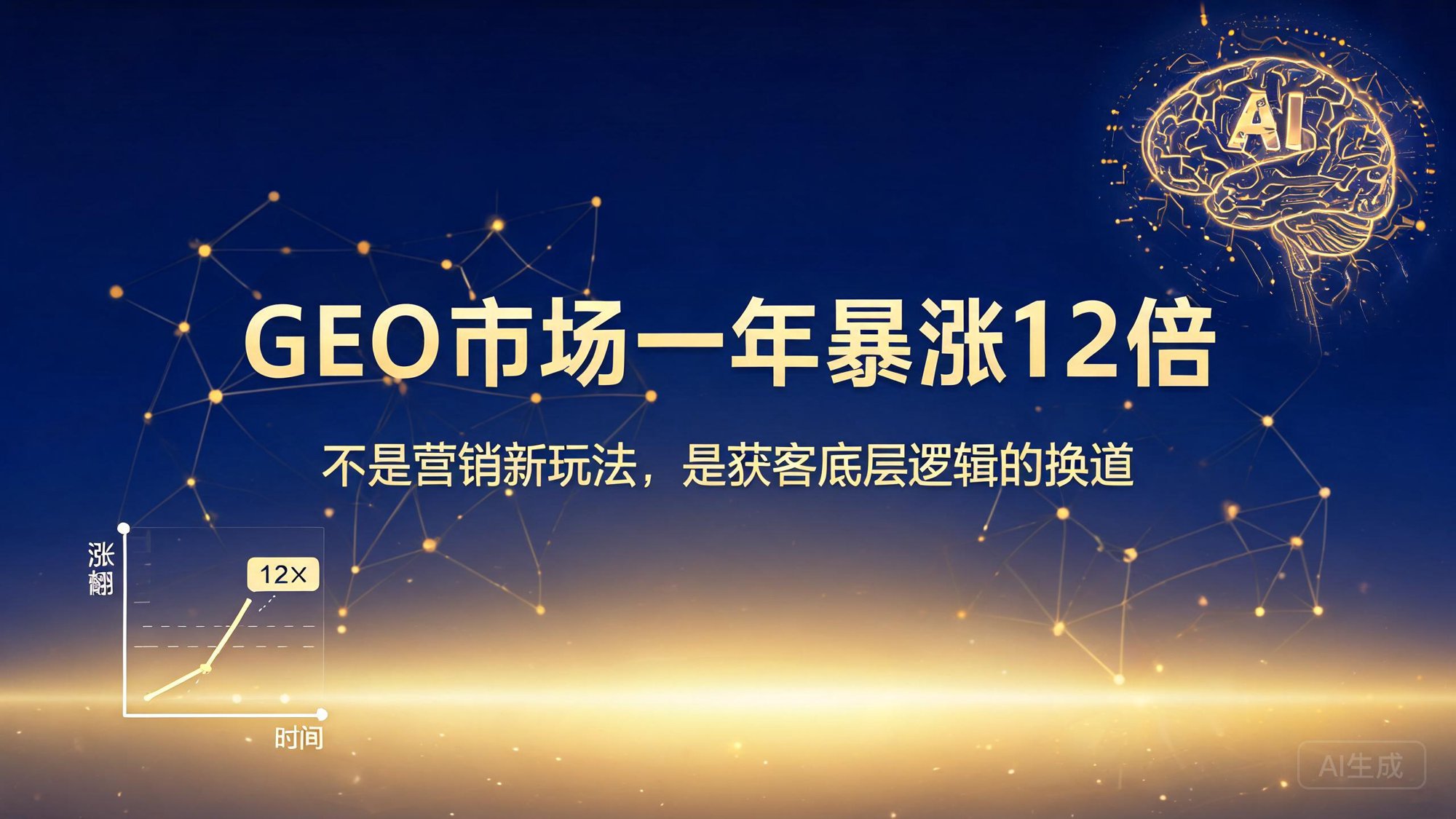 GEO市场一年暴涨12倍：不是营销新玩法，是获客底层逻辑的换道