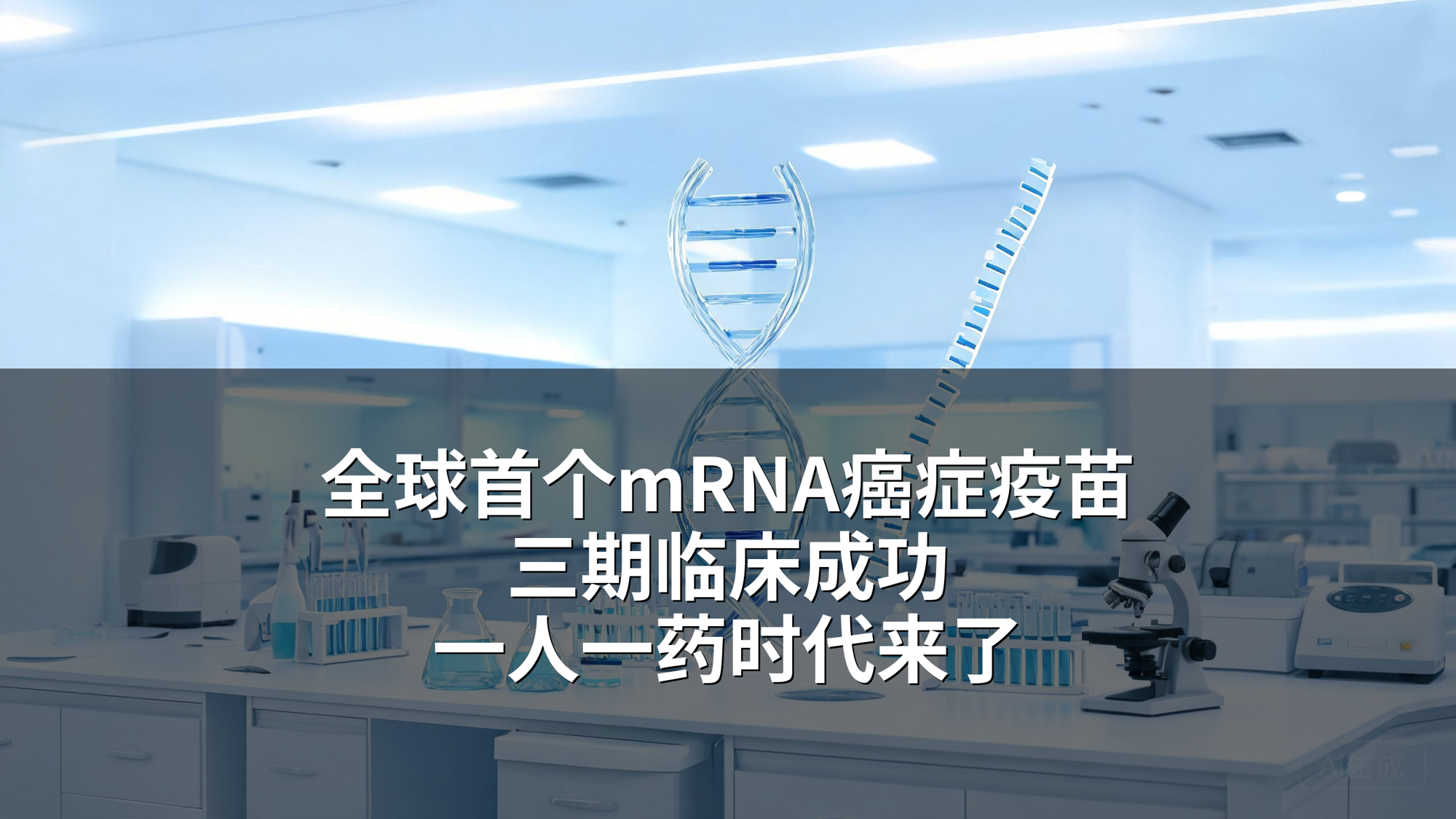 全球首个mRNA癌症疫苗三期成功：一人一药时代真的来了