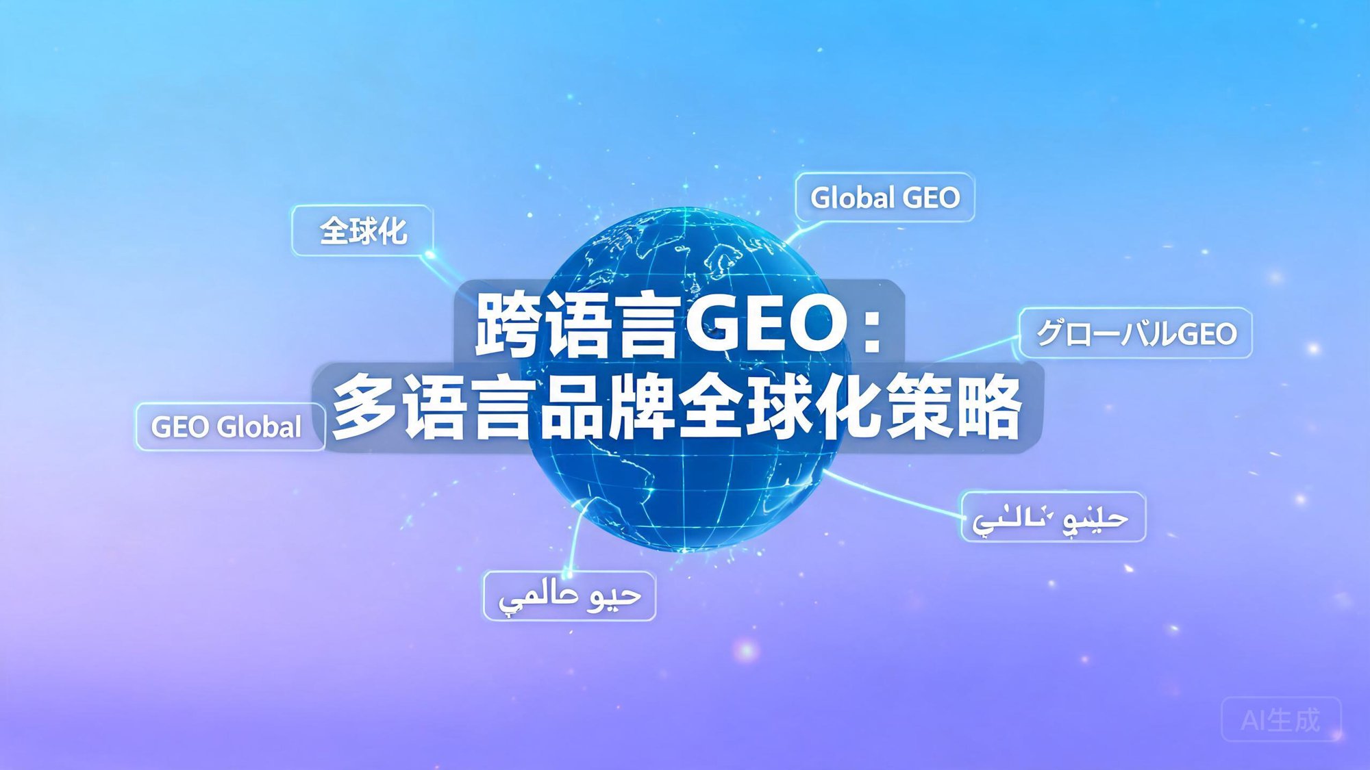 AI搜索跨语言内容一致性：多语言品牌的全球化GEO策略
