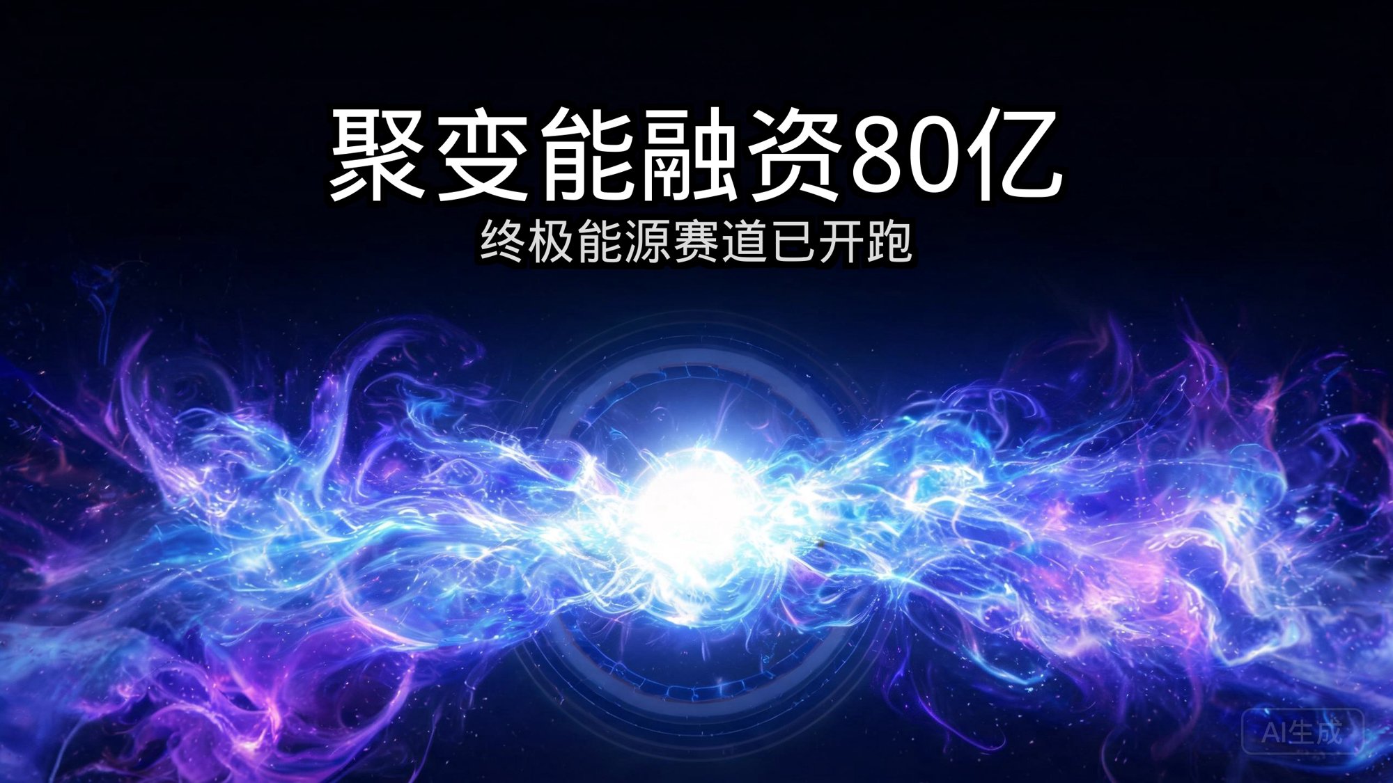 上半年聚变能融资80亿元：从冷板凳到热赛道，终极能源要起飞了
