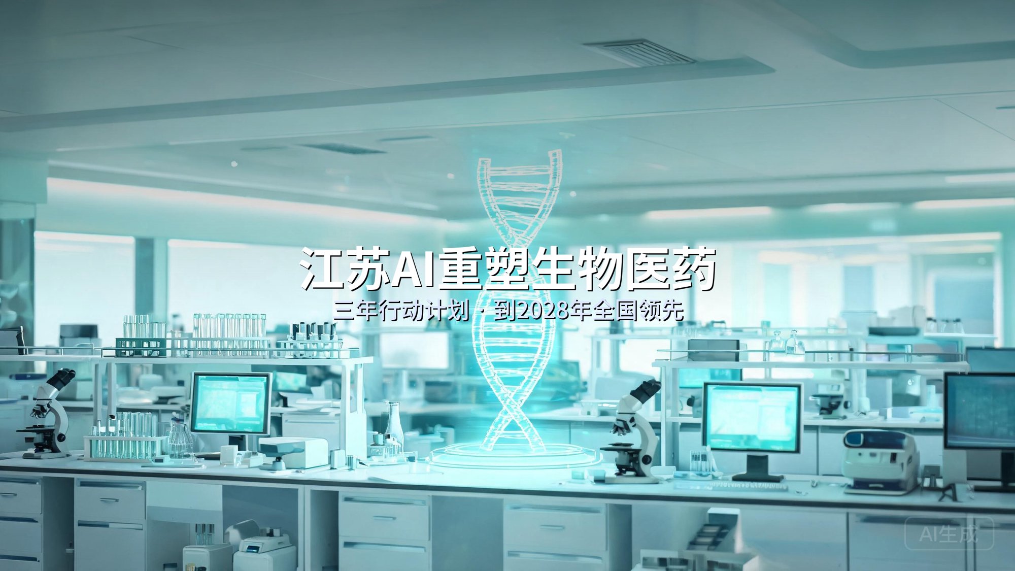 江苏要用AI重做生物医药：三年行动计划，藏着哪些真招